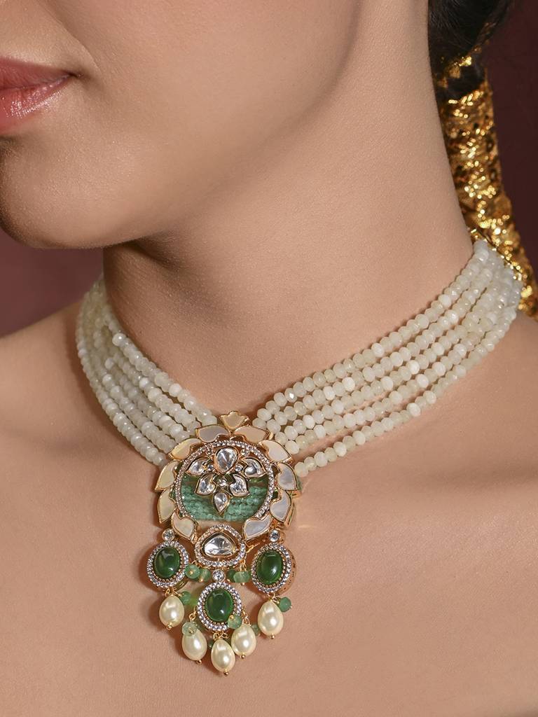 Glorious Necklace With Earrings : JBRMR24NKS47