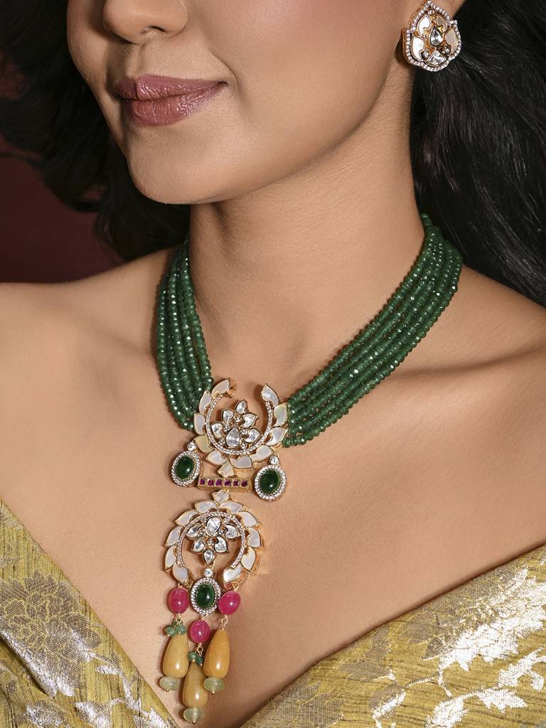 Deluxe Beaded Necklace : JBRMR24NKS72