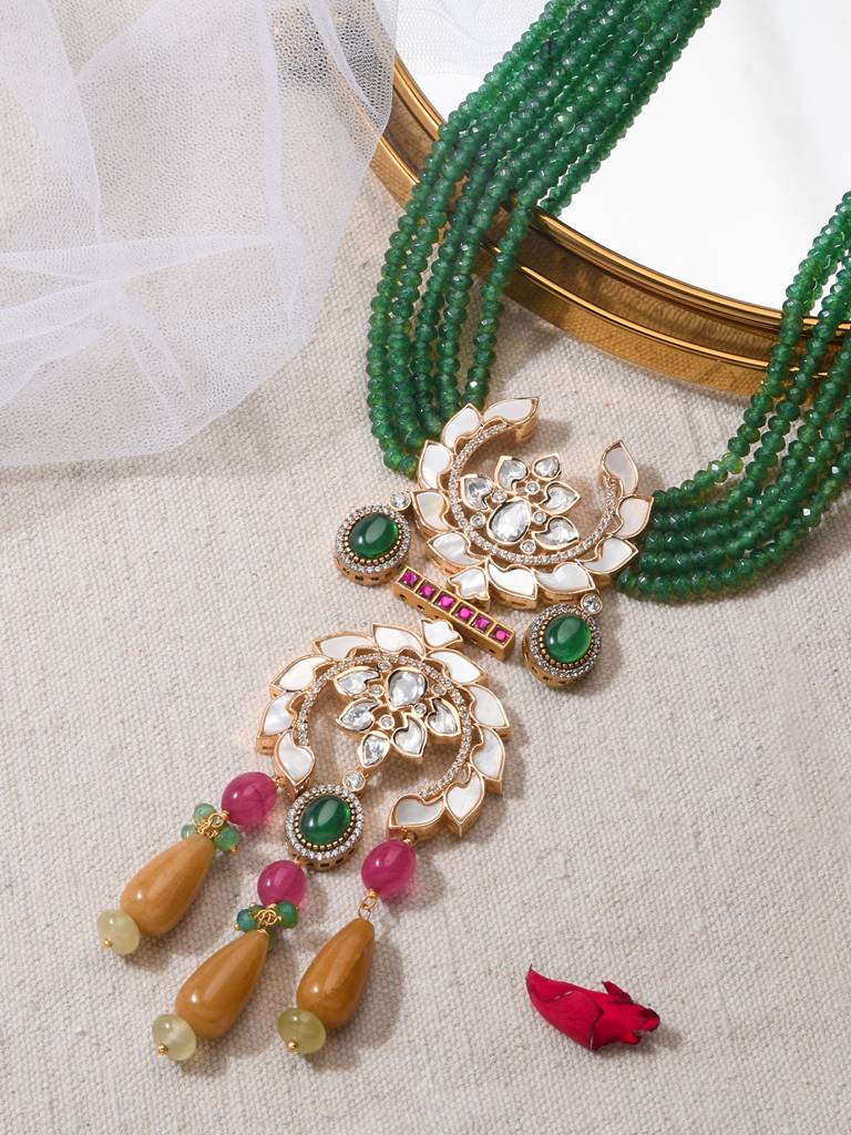 Deluxe Beaded Necklace : JBRMR24NKS72