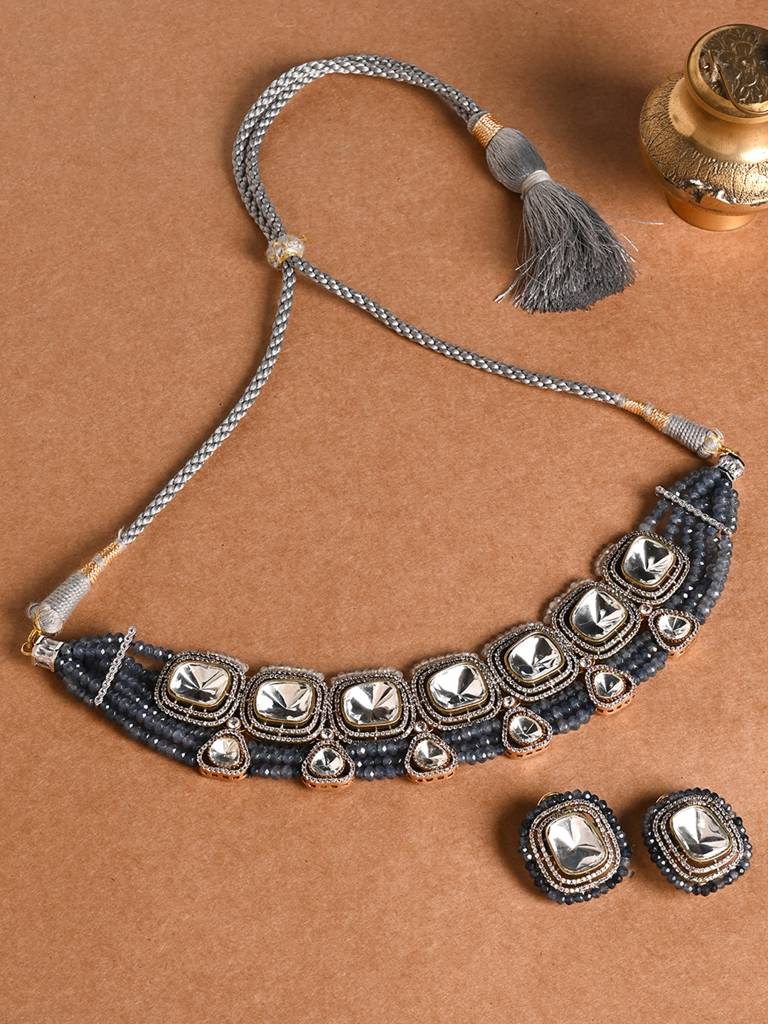 Heartfelt Choker With Earrings : JBRMR24NKS85