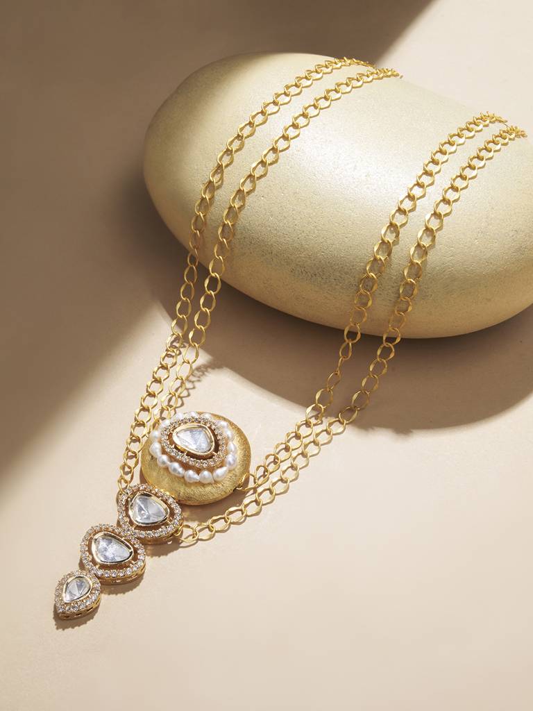Mystical Polki Necklace : JBRNK12FB24