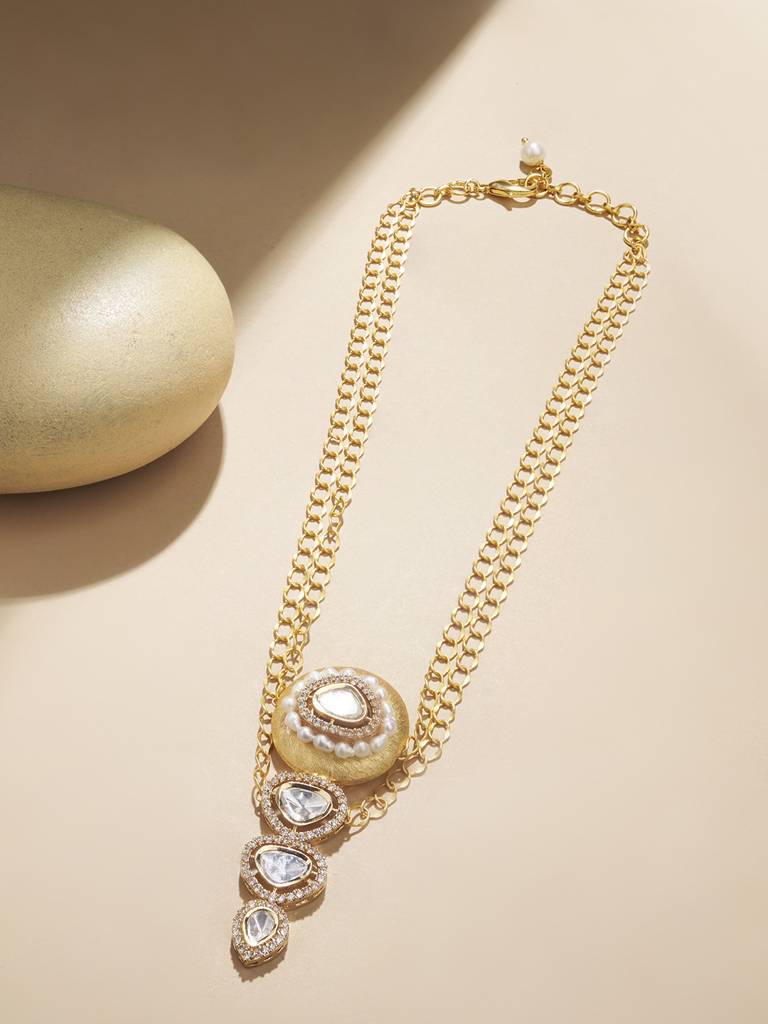 Mystical Polki Necklace : JBRNK12FB24