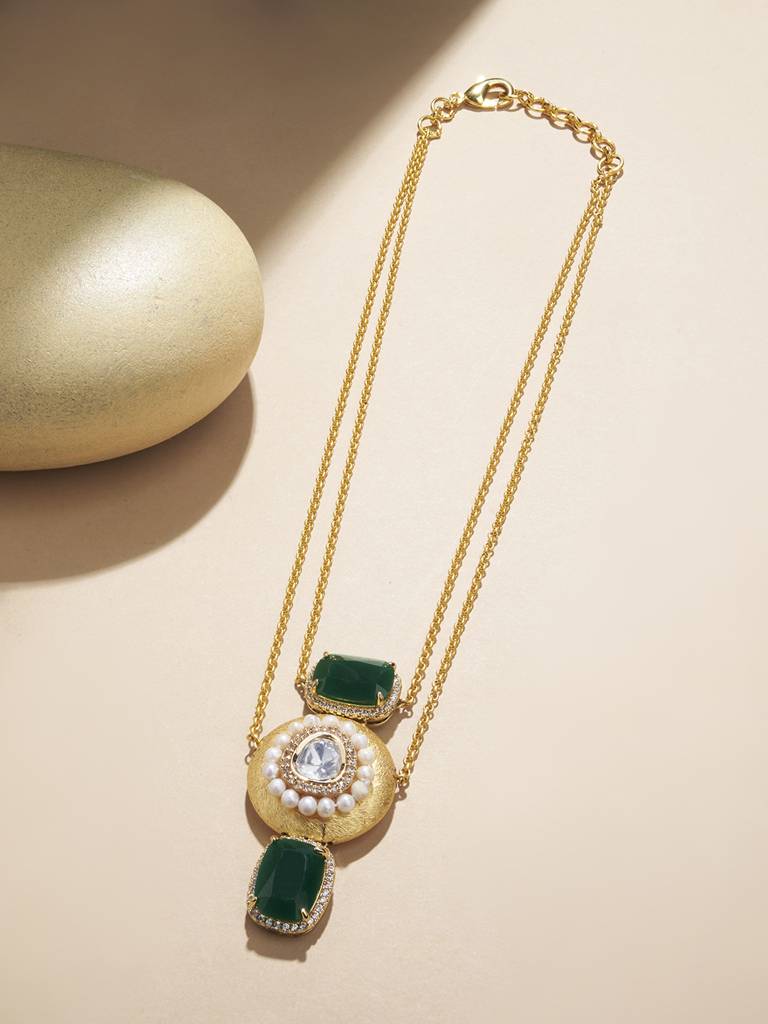 Ethereal Gold Chain Necklace : JBRNK14FB24