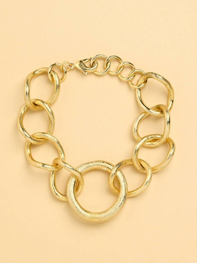 Multi-Loop Chain Bracelet