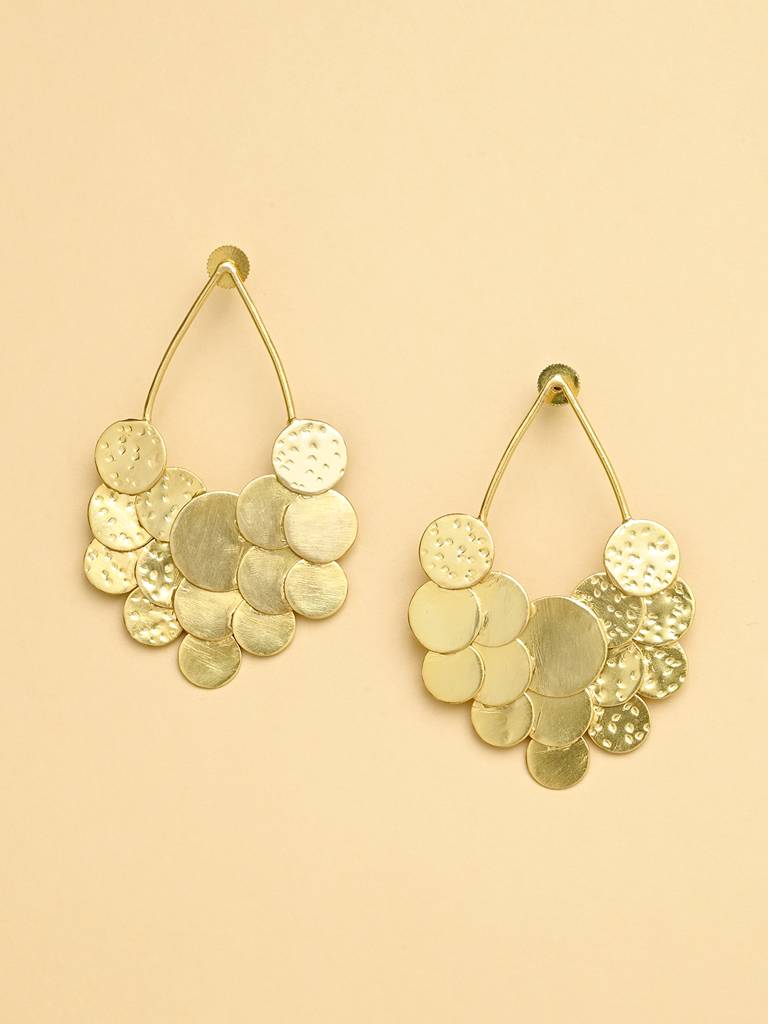Cherry drops  Gold Earrings