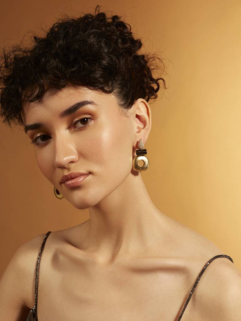 Black Olive Stud Earrings