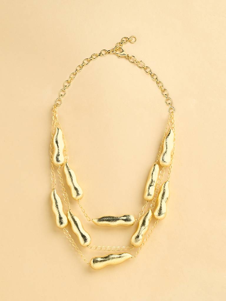 Chunklet Layered Necklace