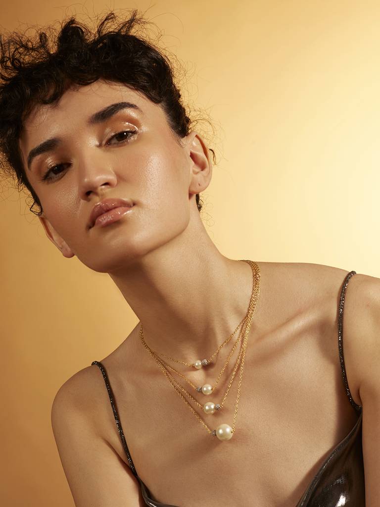 Multi-Layer Pearl Necklace
