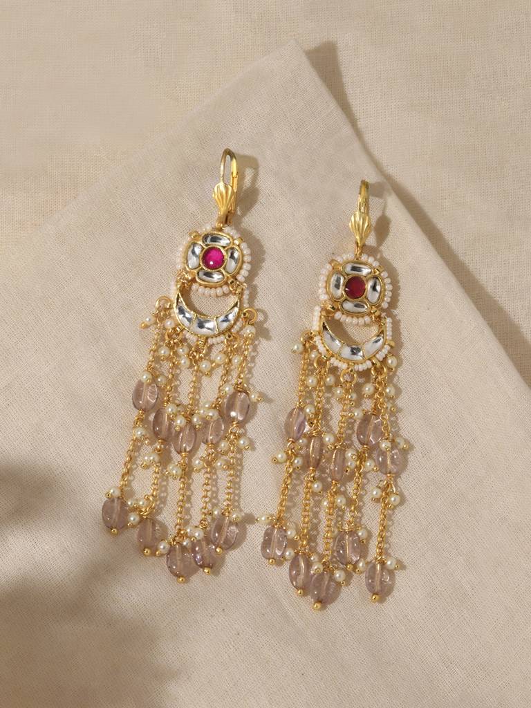 Radiant Multi-Colour Dangler Earrings : JBRPRMYER41