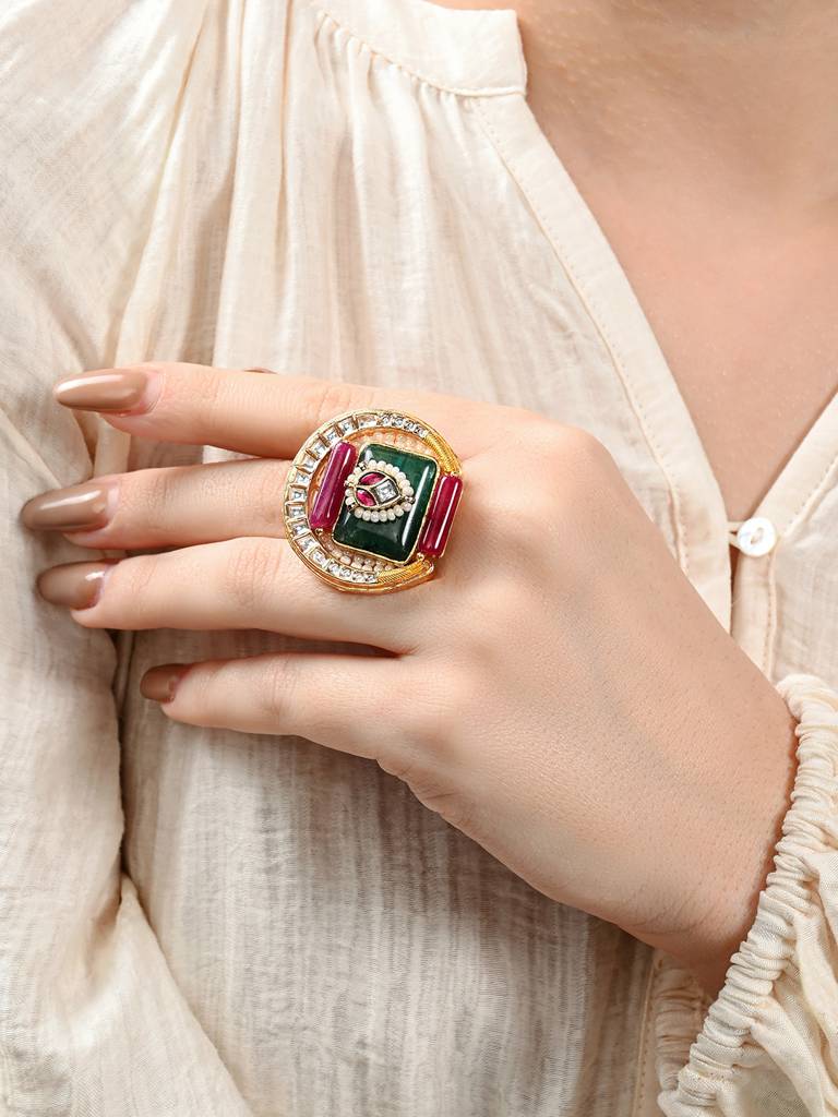 Radiant Jade Ring : JBRRG8FB24