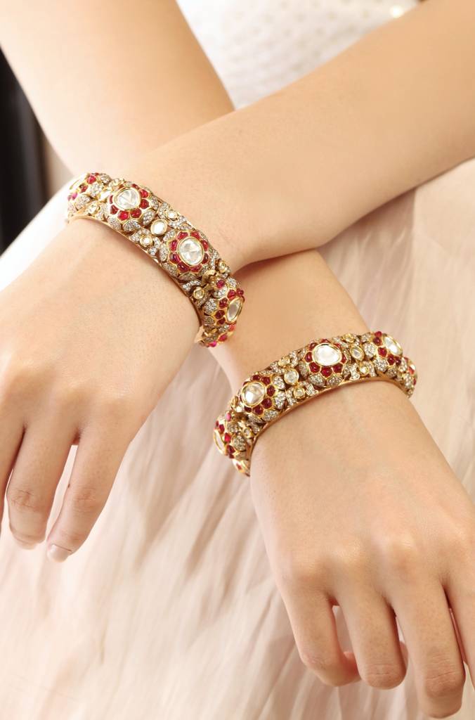 Majestic Muse Bangles (Pair) : JBRSSBR81