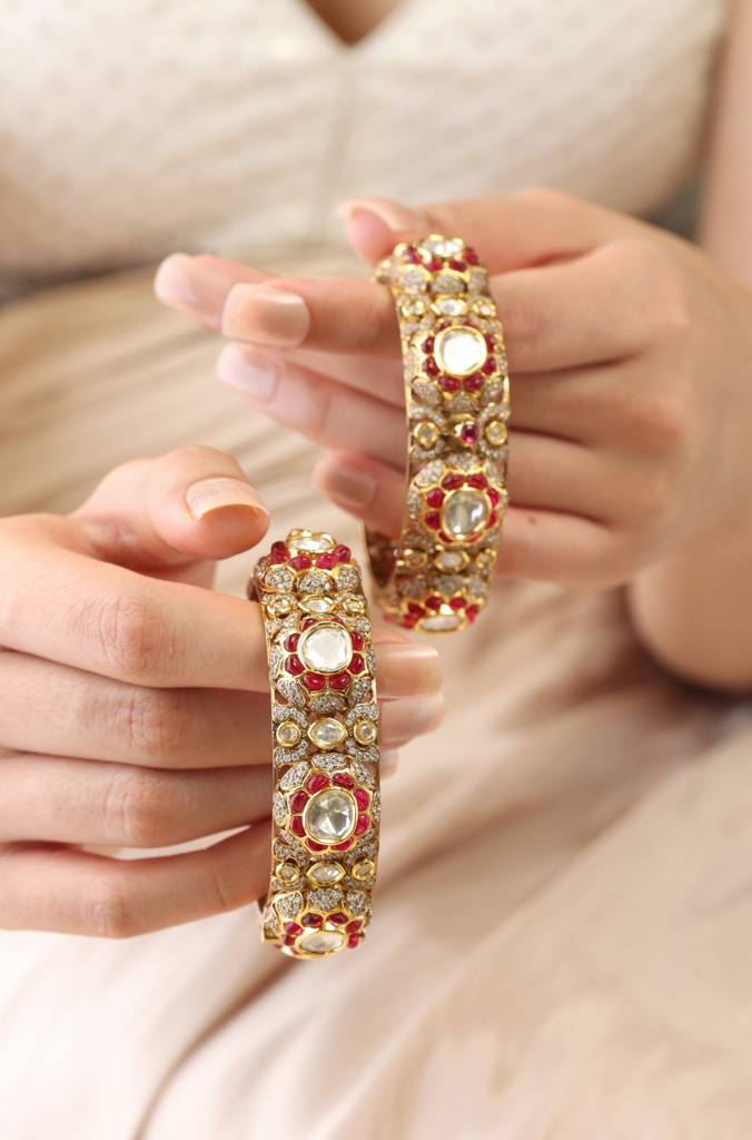 Majestic Muse Bangles (Pair) : JBRSSBR81