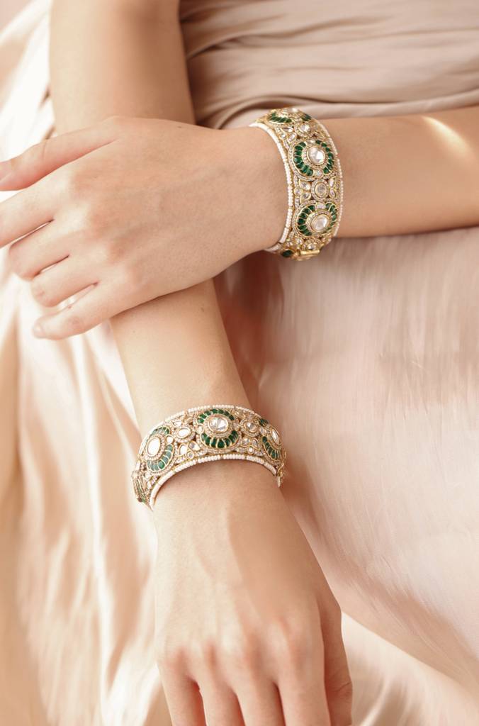 Celestial Glow Bangles (Pair) : JBRSSBR87