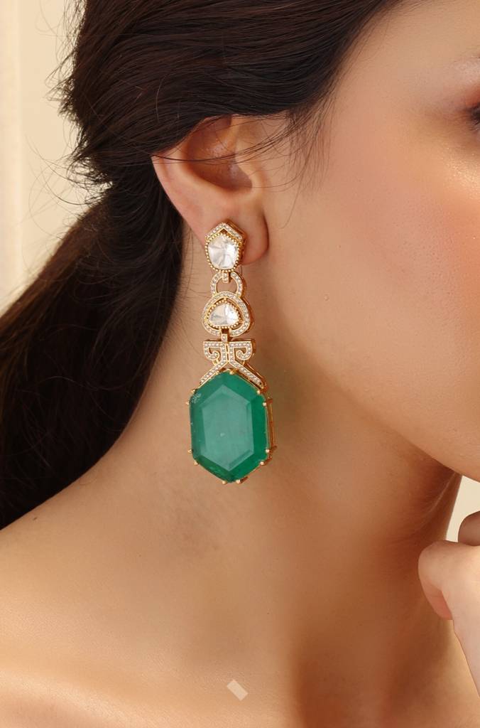 Gossamer Glam Drop Earrings : JBRSSER224