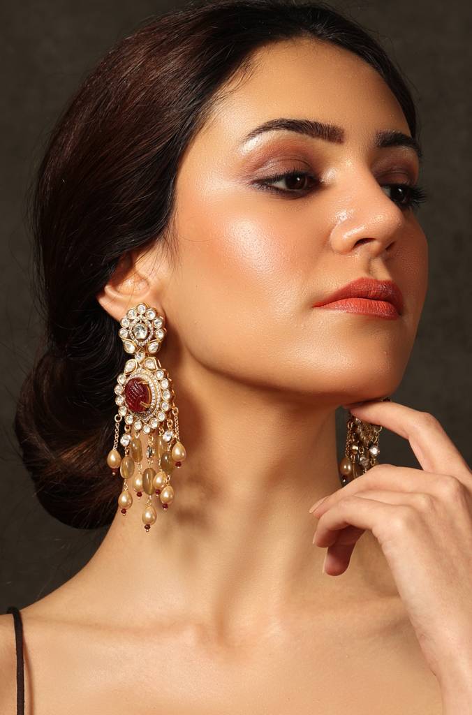 Ethereal Gilt Earrings : JBRSSER245