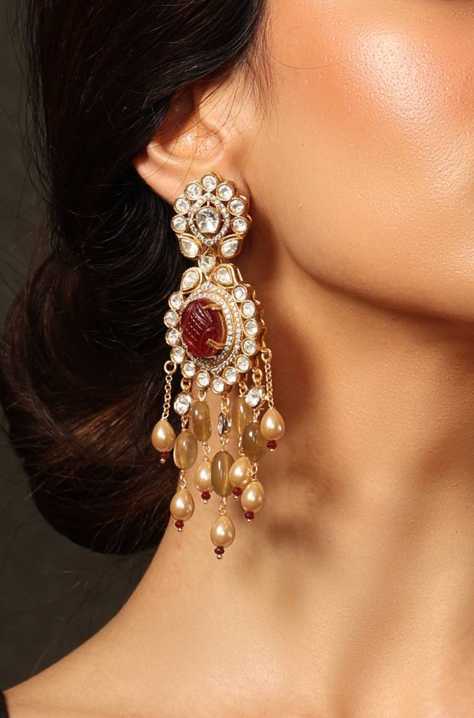 Ethereal Gilt Earrings : JBRSSER245