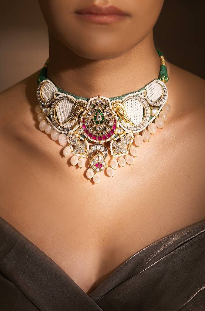 Regal Multi Colour Choker Necklace Regal Multi Colour Choker