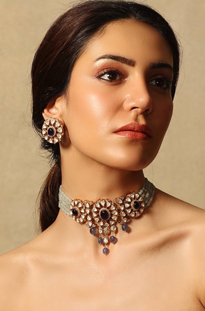 Azure Dew Necklace Set : JBRSSNK541