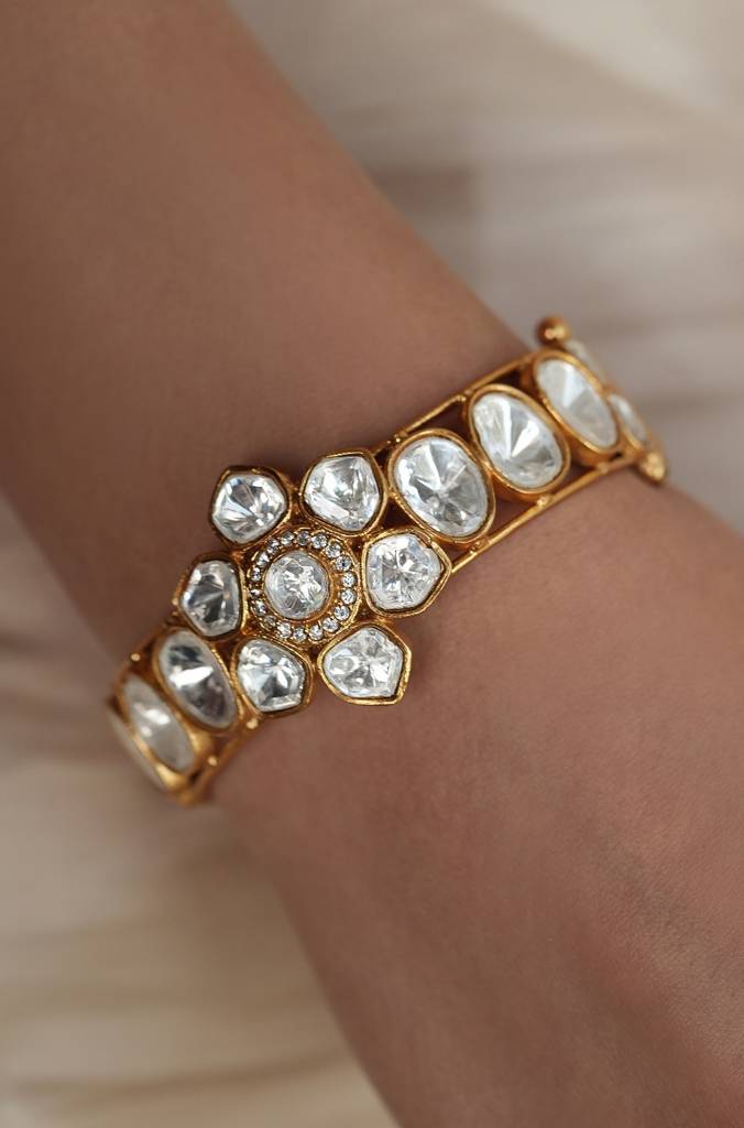 Lustre Vine Polki Bracelet : JBRTJSBR100