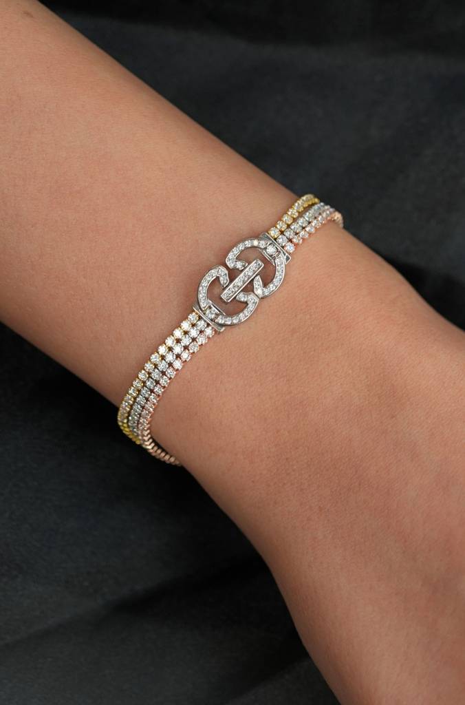 Trinity Glow Diamond Bracelet : JBRTJSBR154