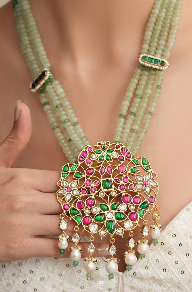 Mewar Essence Beaded Necklace : JBRTJSNK145