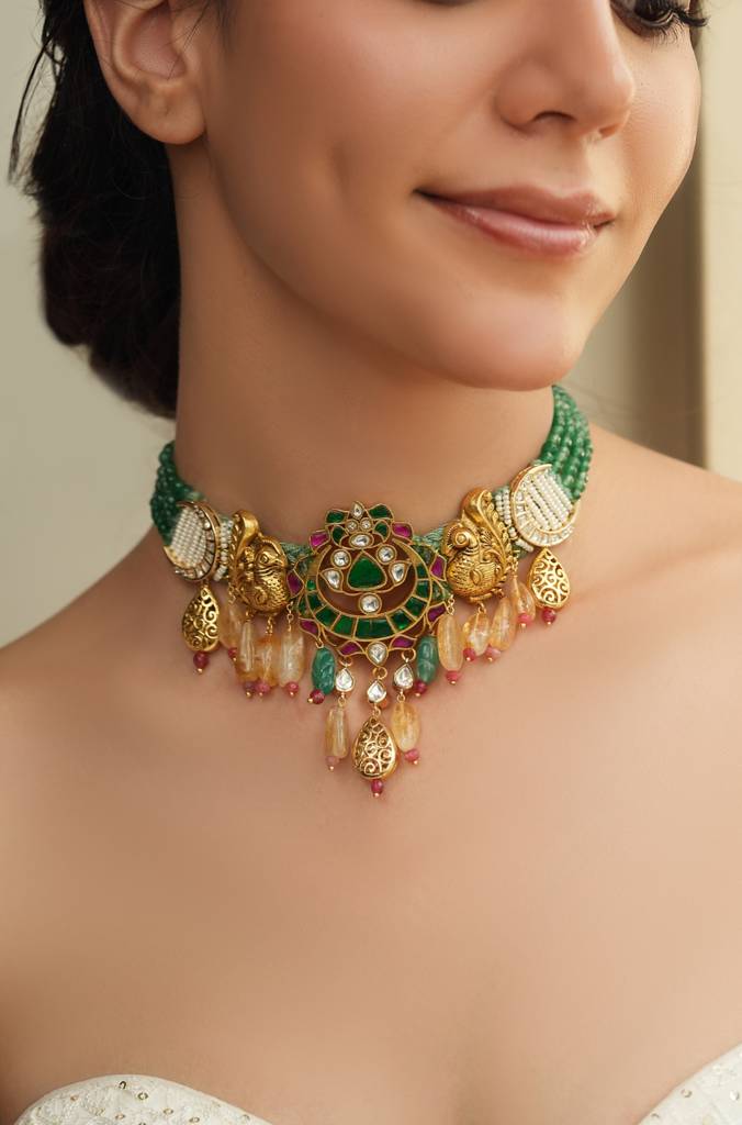 Gaadi Art Rajwadi Choker Gaadi Art Rajwadi Choker · Eternz - Main Image