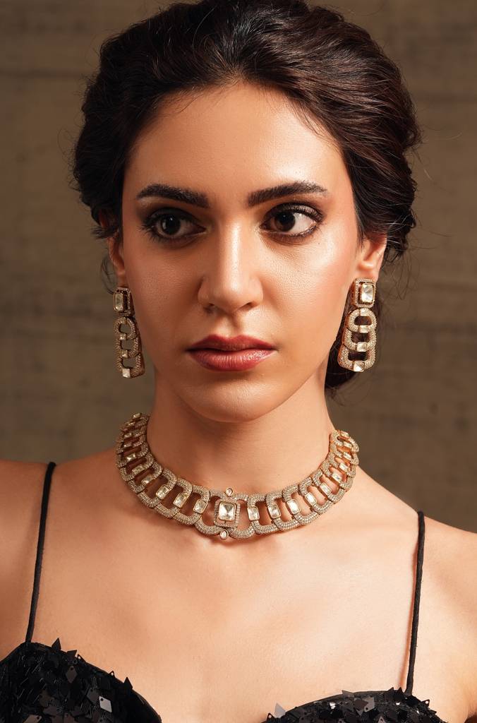 Antique Diamond Choker Set : JBRTJSNKS22