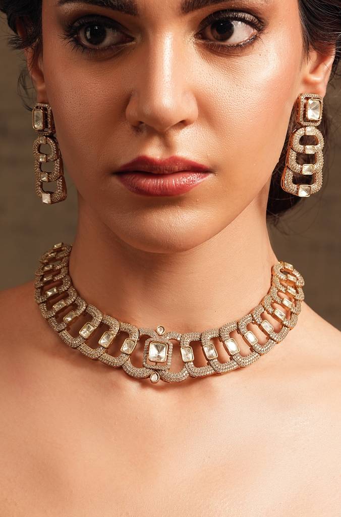 Antique Diamond Choker Set : JBRTJSNKS22