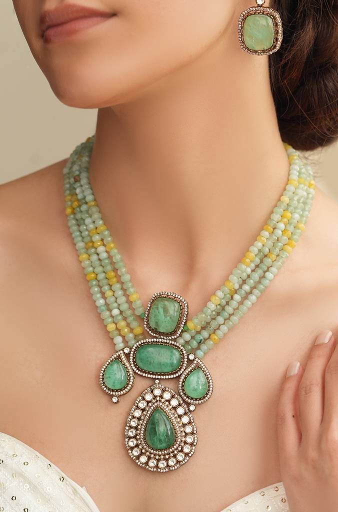 Moss Glow Necklace Set : JBRTJSNKS46