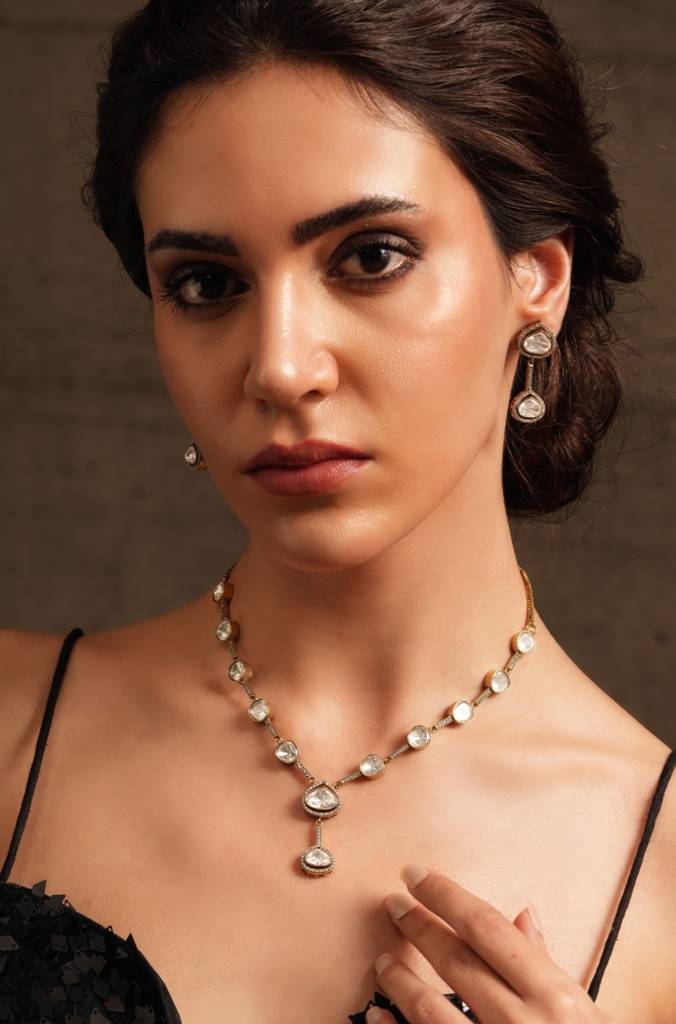 Petite Polki Necklace Set : JBRTJSNKS65