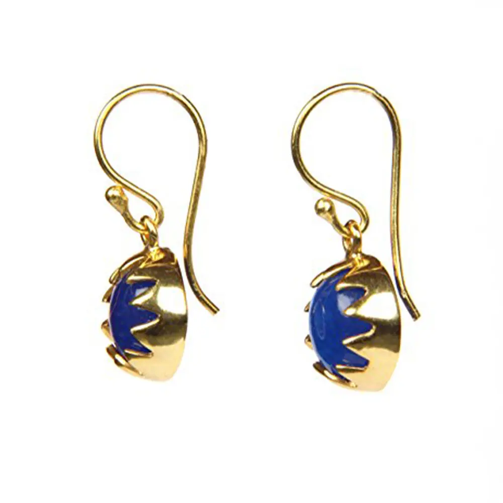 Sterling Silver Lapis Lazuli Earrings : JCERDW-024