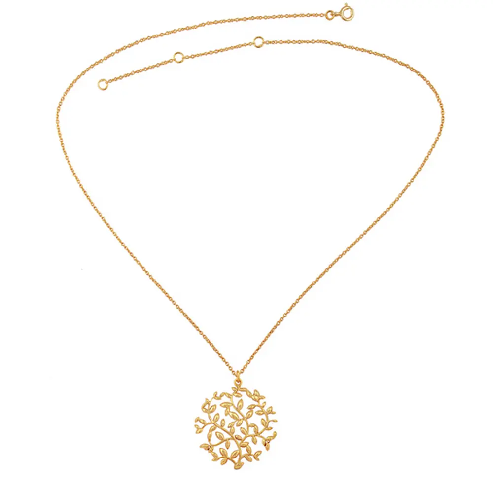 Sterling Silver Life Of Tree Pendant With Chain : JCPEDW-2726