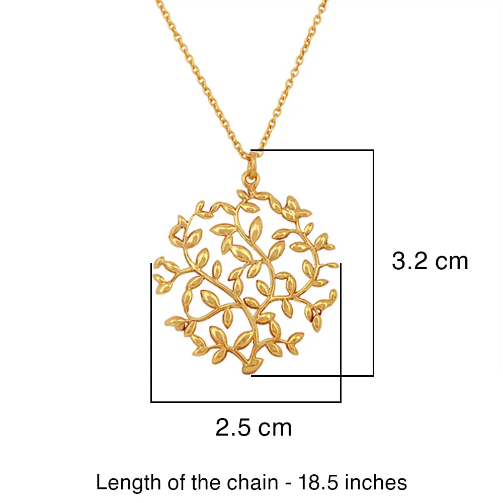Sterling Silver Life Of Tree Pendant With Chain : JCPEDW-2726