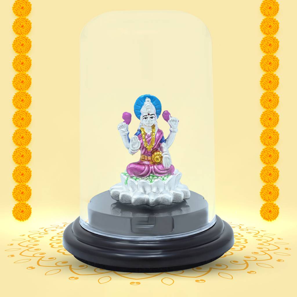 Touch925 999 Silver Laxmi Divine Grace Idol : JI10