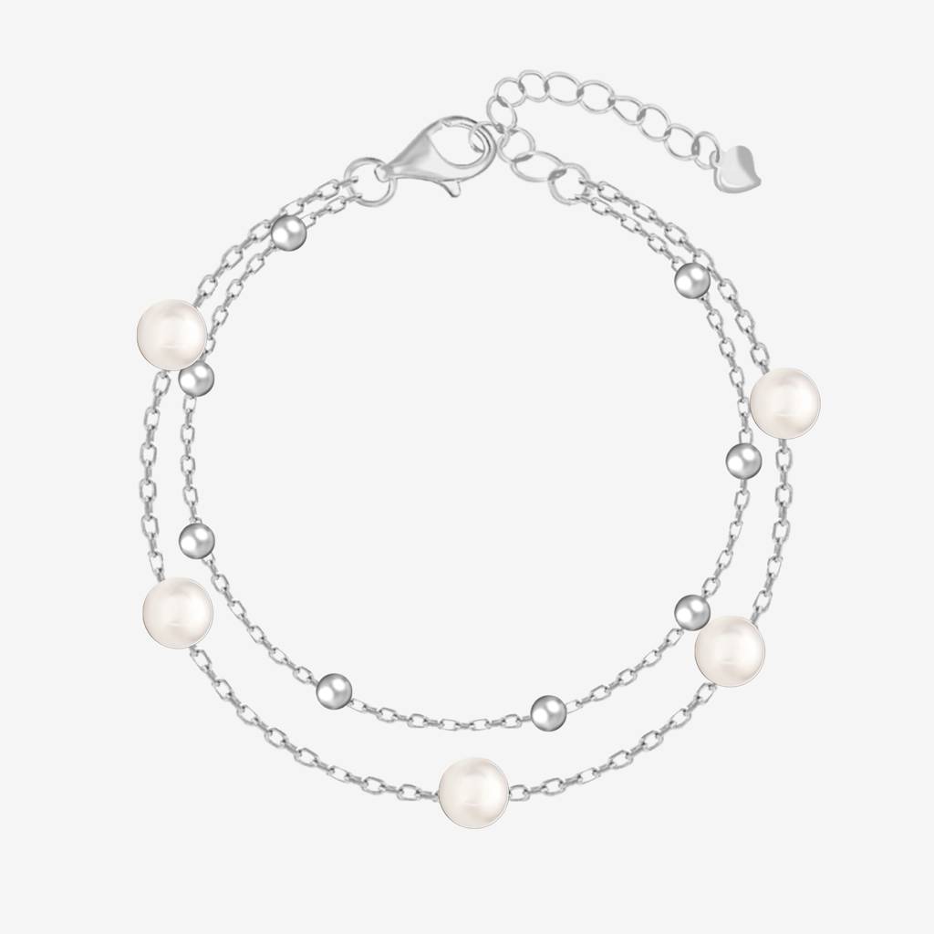 Layered Pearl Jewellery Set : JJS20