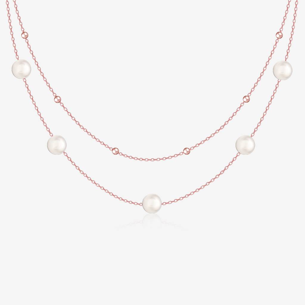 Layered Pearl Jewellery Set : JJS23