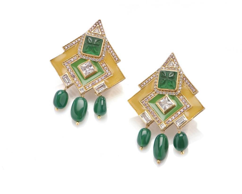 Rumeli Angular Earrings : 3009