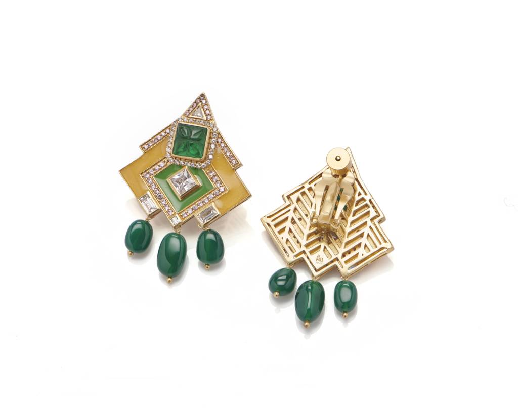 Rumeli Angular Earrings : 3009