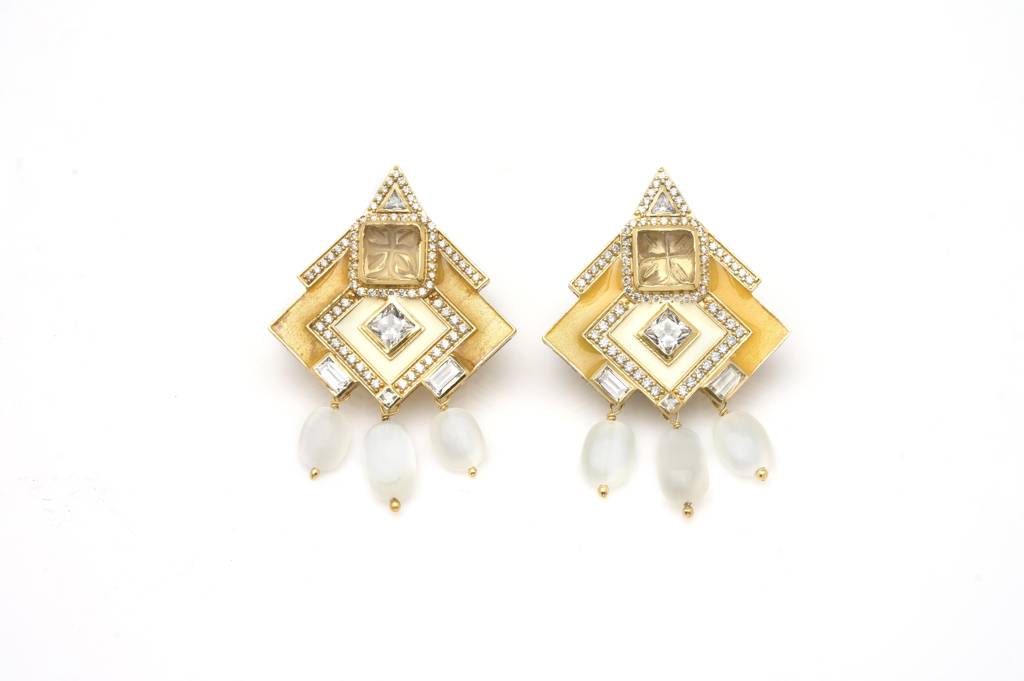 Amelia Angular Earrings : 3022