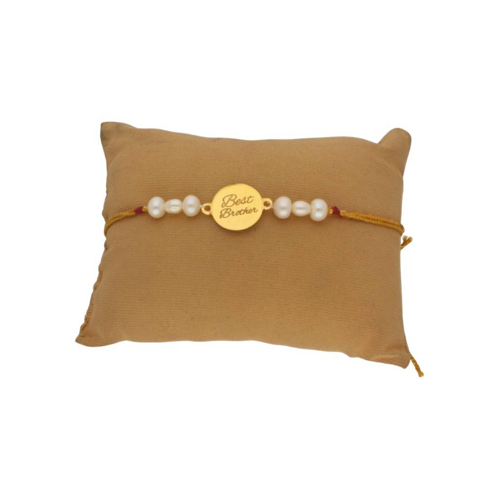 22Kt Best Brother Designer Gold Rakhi : JPJUN-23-091