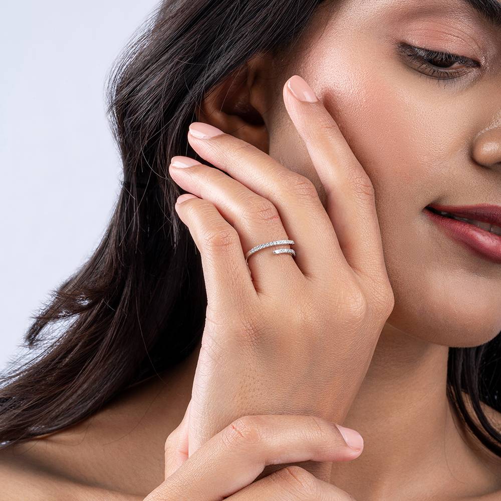 Twin Swirl Harmony Ring | Twin Swirl Harmony Ring · Eternz