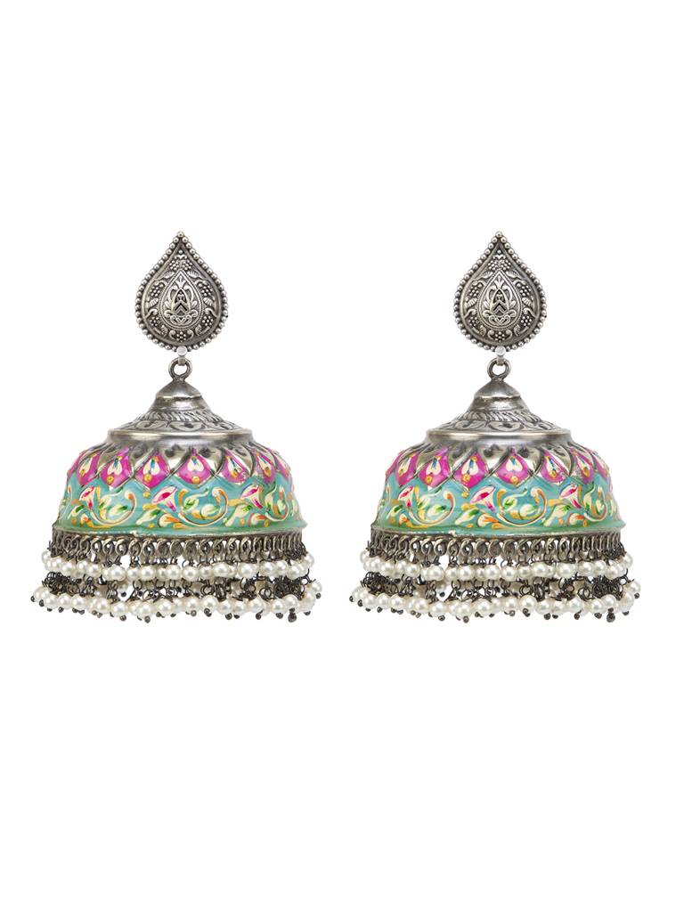 Firoza Srinagar Jhumkas : JUMBOJHUMKA1499