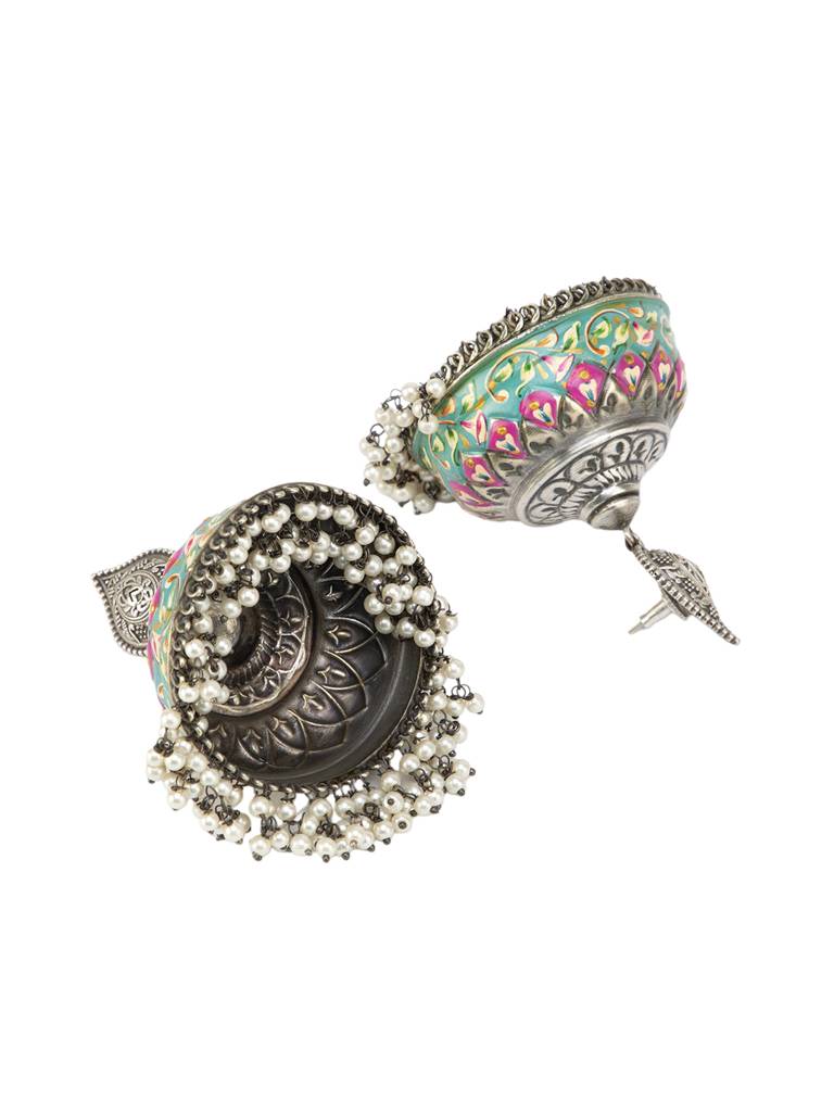 Firoza Srinagar Jhumkas : JUMBOJHUMKA1499