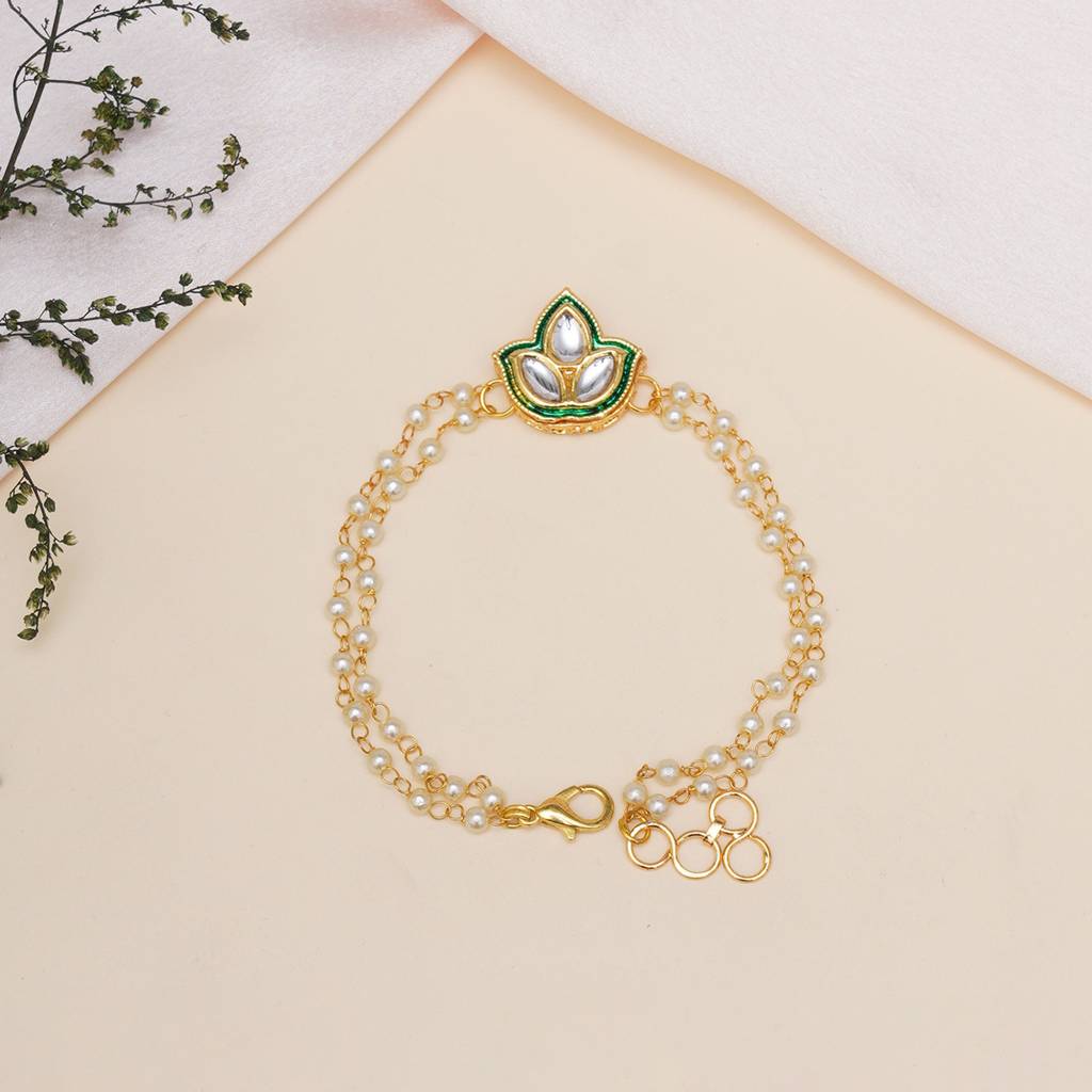 Kundan Bracelet : RRKDEC22-59