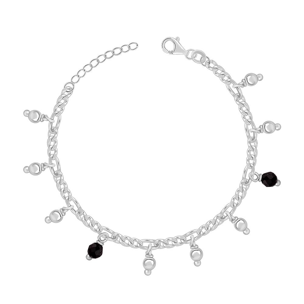 925 Silver Sparkling Dua Kids Anklet (0 - 1 Years),Single : KA01_01
