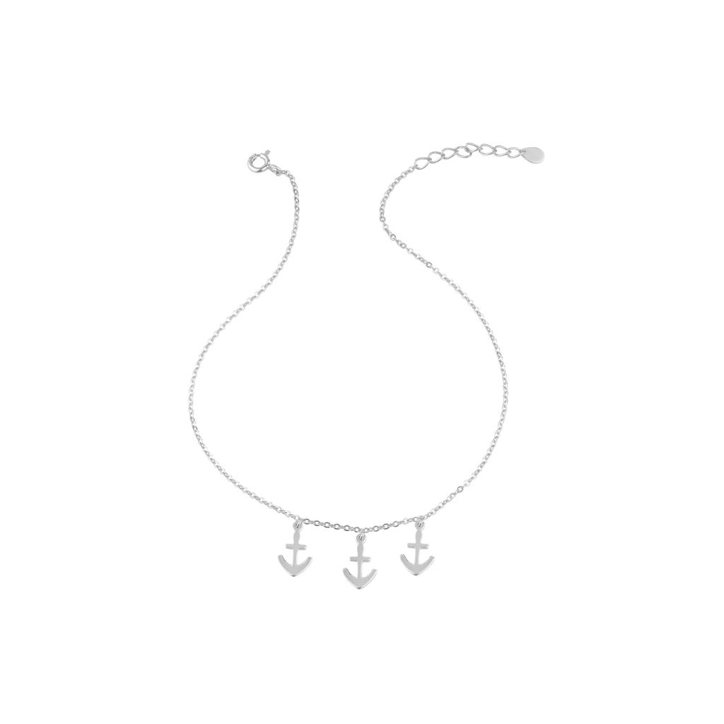 Maritime Anchor Style Bracelet : KBC0010-Silver