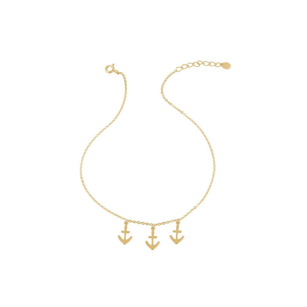 Maritime Anchor Style Bracelet : KBC0010-Yellow