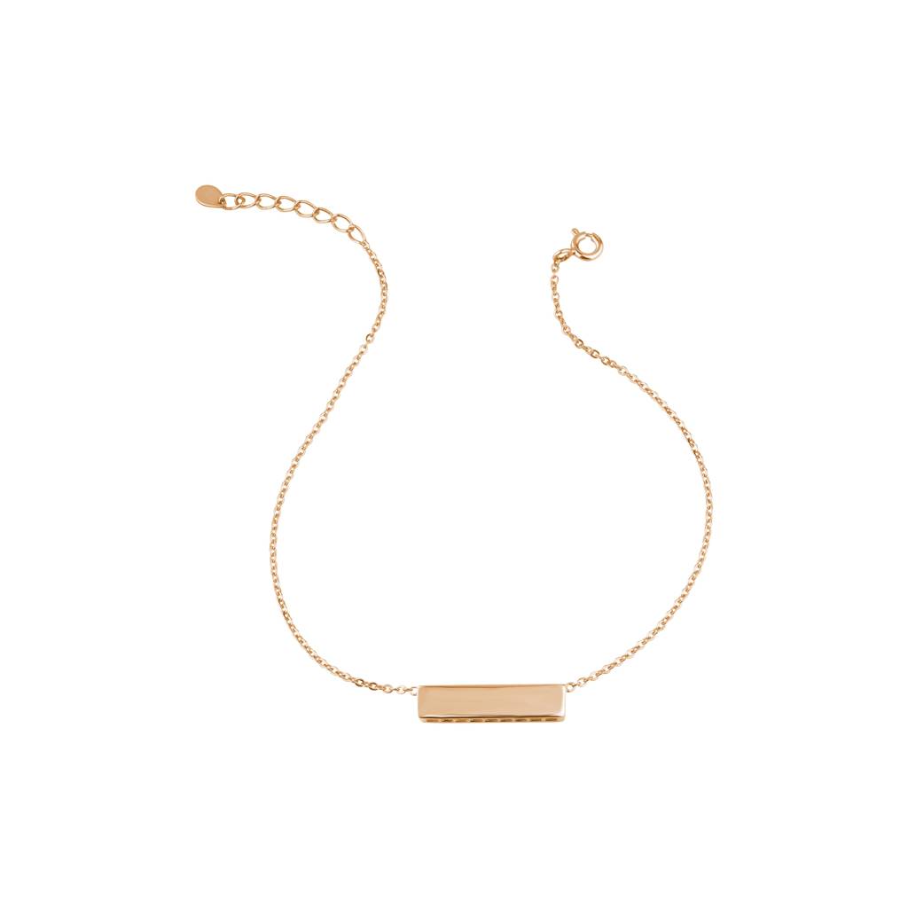 Elegant Bar Style Bracelet : KBC0015-Rosegold