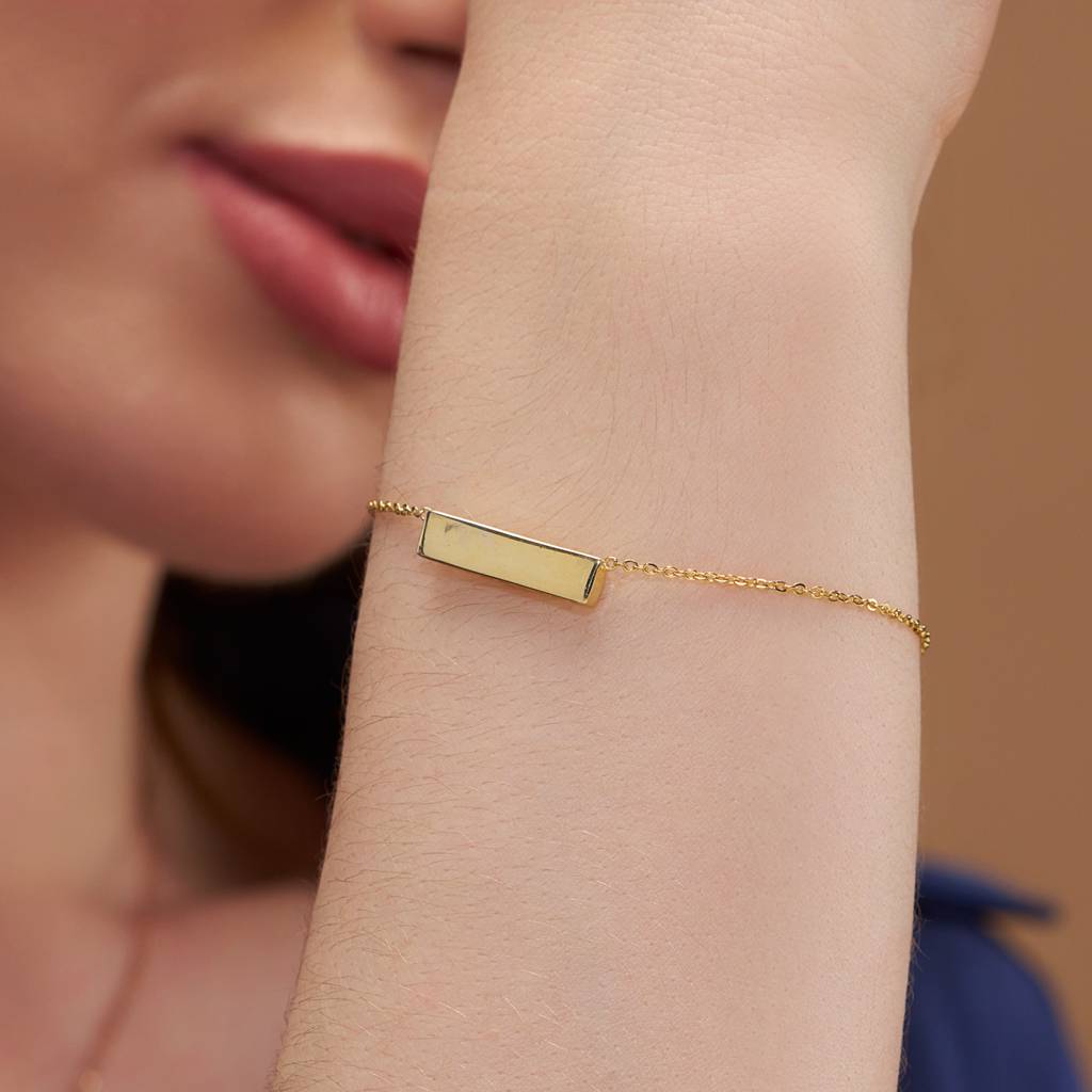 Elegant Bar Style Bracelet : KBC0015-Yellow