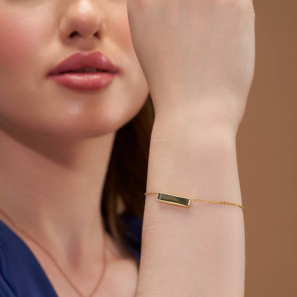 Elegant Bar Style Bracelet : KBC0015-Yellow